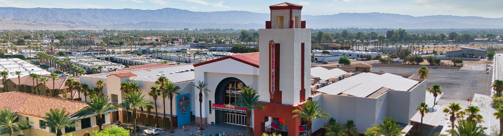 Cathedral City Mary Pickford Theatre Aerial 2